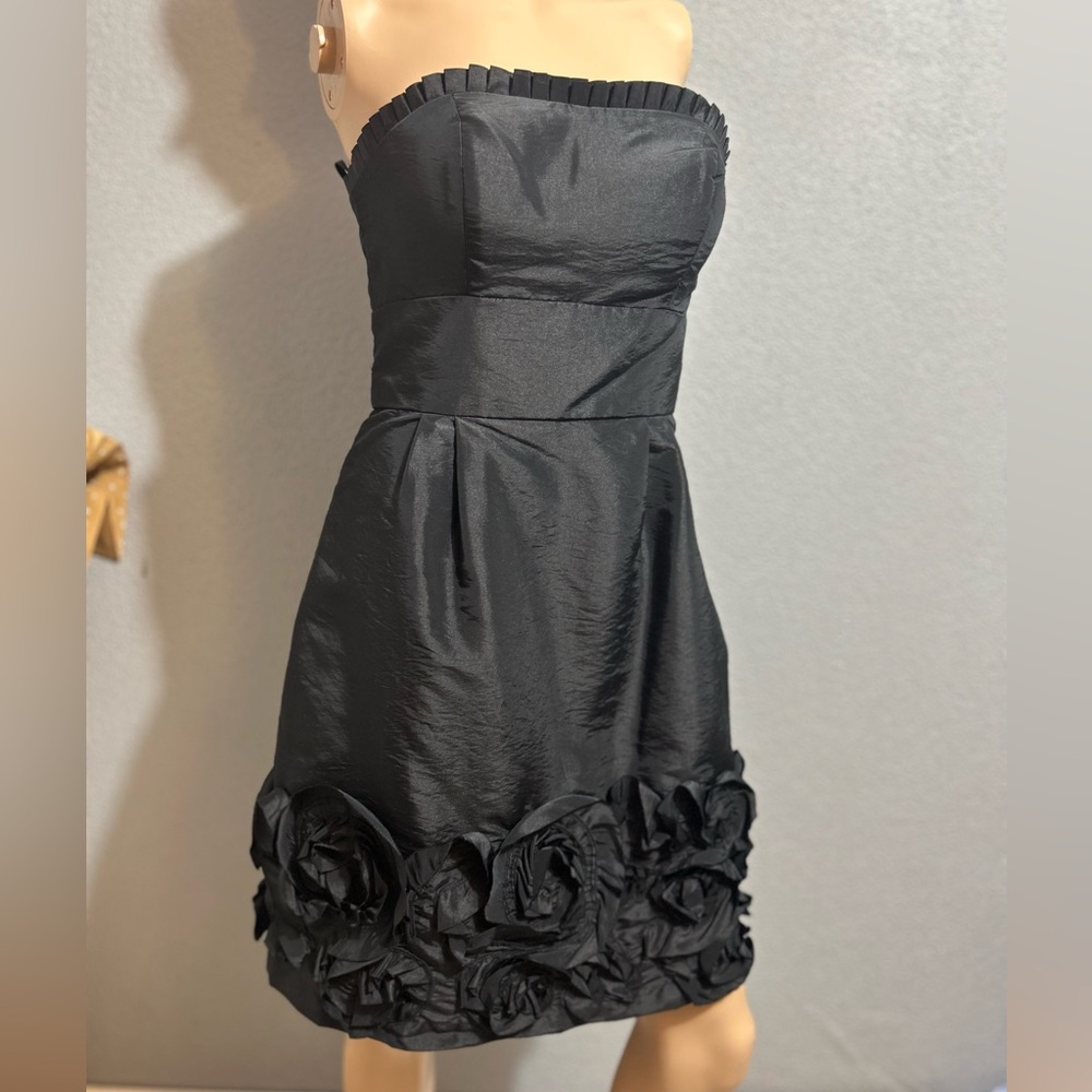 NWT 148.00 Max & Cleo Black strapless dress size 4 - Picture 3 of 11